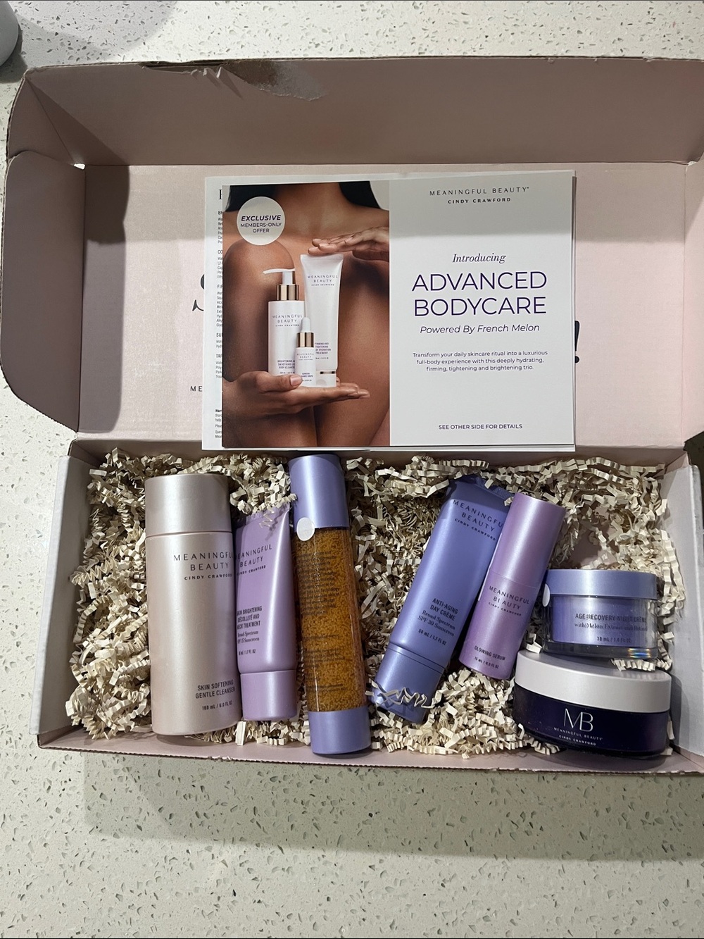 Meaningful Beauty Advanced Bodycare full set.